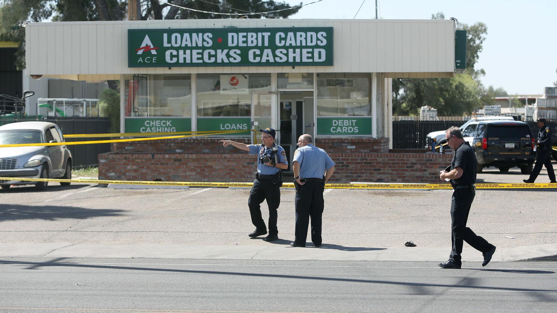 Man dies after being shot by Tucson police officer answering armed robbery call